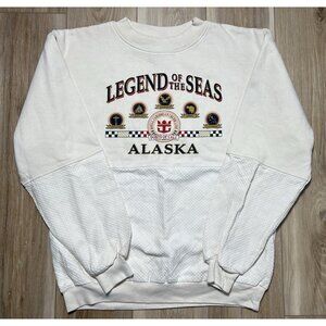 Legend Of The Seas Alaska Sweatshirt - Vintage Size Large-XLarge  *Stained
